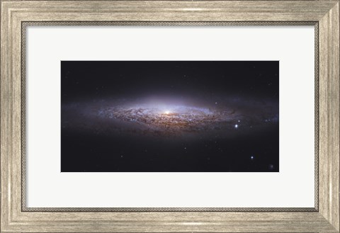 Framed Spiral Galaxy in Lynx Print