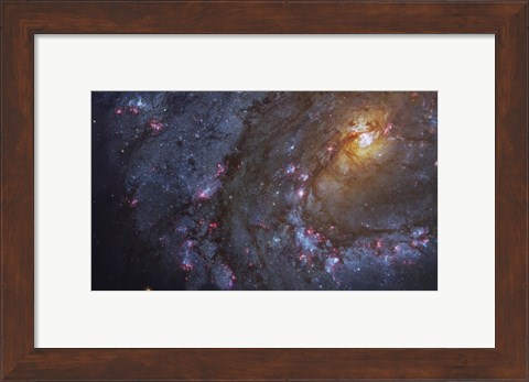 Framed Close-up of the Southern Pinwheel Galaxy Print