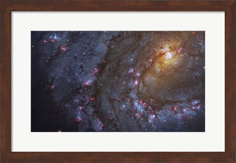 Framed Close-up of the Southern Pinwheel Galaxy Print