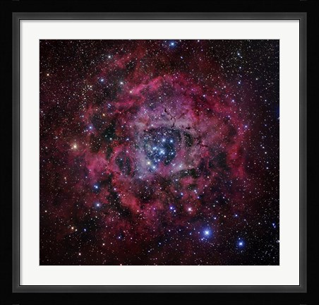 Framed Rosette Nebula Print