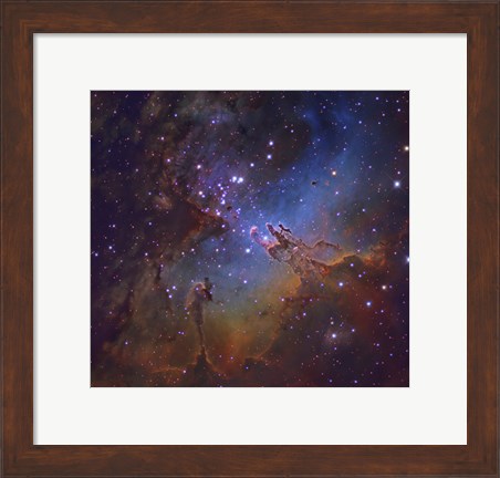 Framed Eagle Nebula in Serpens Print