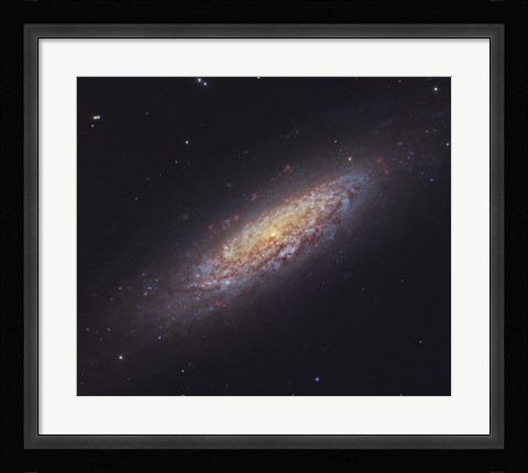 Framed Spiral Galaxy in the Constellation Draco Print
