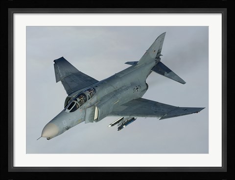 Framed Luftwaffe F-4F Phantom II (from above) Print