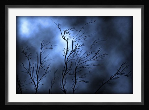 Framed Stormy Skies Print