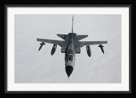 Framed Luftwaffe Tornado IDS over northern Germany (front view) Print