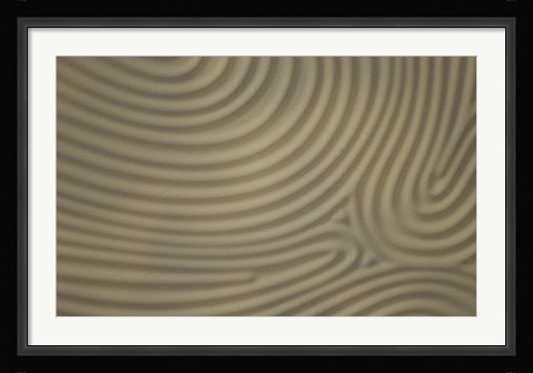 Framed Circles in the Sand Print
