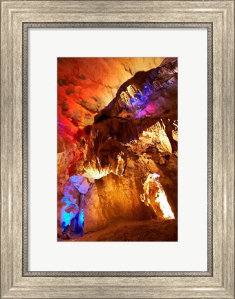 Framed Australia, NSW, Jenolan Caves, Blue Mountains, Lucas Cave Print