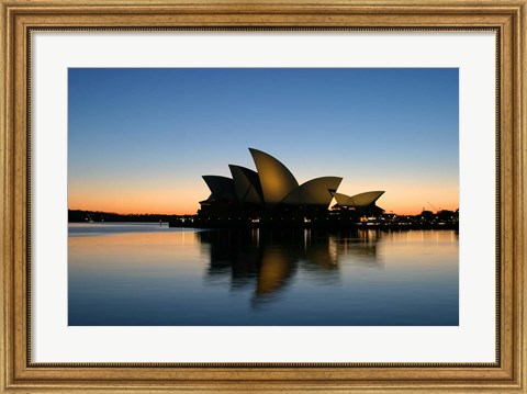 Framed Sydney Opera House at Dawn, Sydney, Australia Print