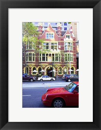 Framed Collins Street, Melbourne, Victoria, Australia Print