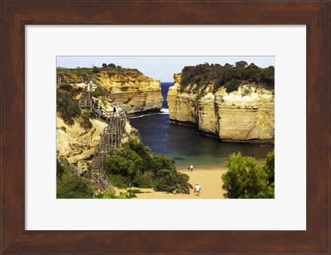 Framed Loch Ard Gorge, Port Campbell National Park, Great Ocean Road, Victoria, Australia Print