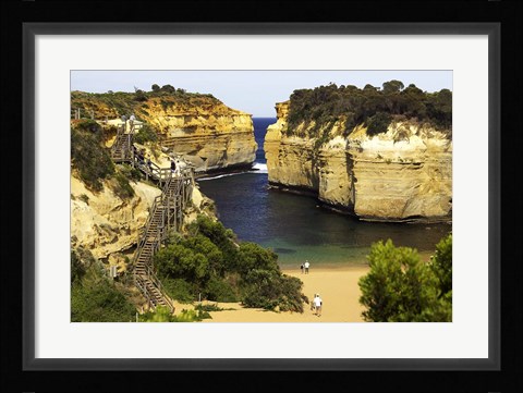 Framed Loch Ard Gorge, Port Campbell National Park, Great Ocean Road, Victoria, Australia Print