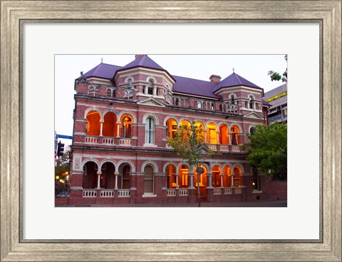 Framed Mansions, Brisbane, Queensland, Australia Print