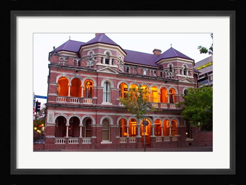 Framed Mansions, Brisbane, Queensland, Australia Print
