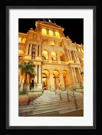 Framed Treasury Casino, Brisbane, Queensland, Australia Print