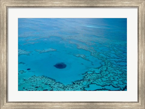 Framed Australia, Great Barrier Reef, Blue Hole Print