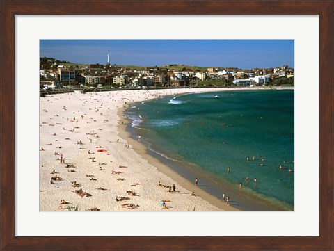 Framed Bondi Beach, Sydney, Australia Print