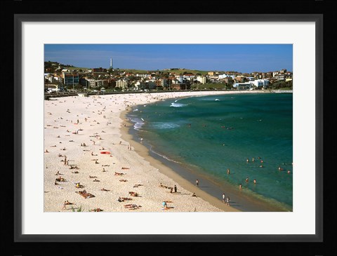 Framed Bondi Beach, Sydney, Australia Print