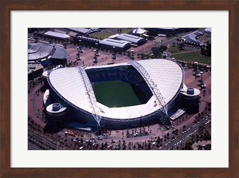 Framed Stadium Australia, Olympic Park, Sydney, Australia Print