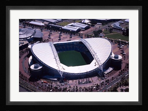 Framed Stadium Australia, Olympic Park, Sydney, Australia Print
