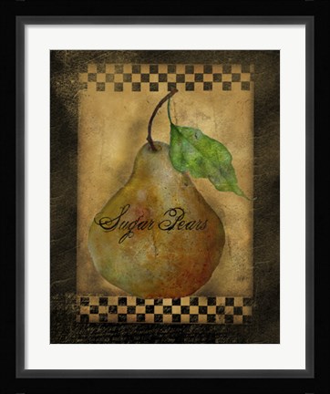 Framed Sugar Pears Print