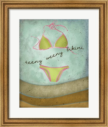 Framed Teeny Weeny Bikini Print