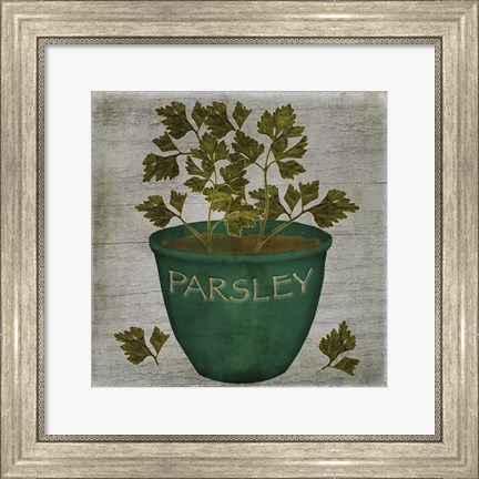 Framed Herb Parsley Print