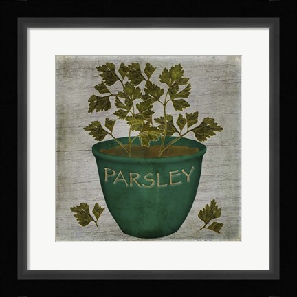 Framed Herb Parsley Print