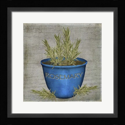 Framed Herb Rosemary Print
