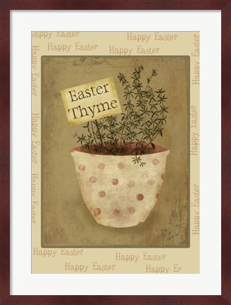 Framed Easter Thyme Print