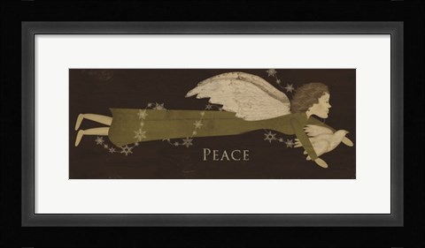 Framed Angel Peace Print