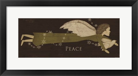 Framed Angel Peace Print