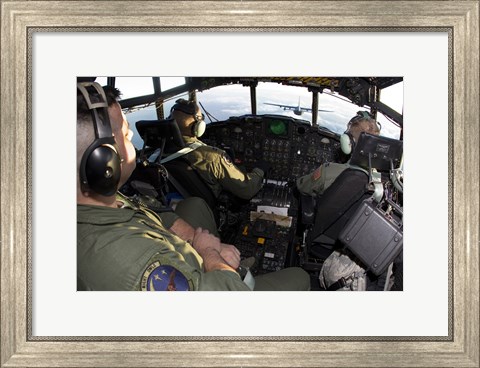 Framed Cockpit of a MC-130P Combat Shadow Print
