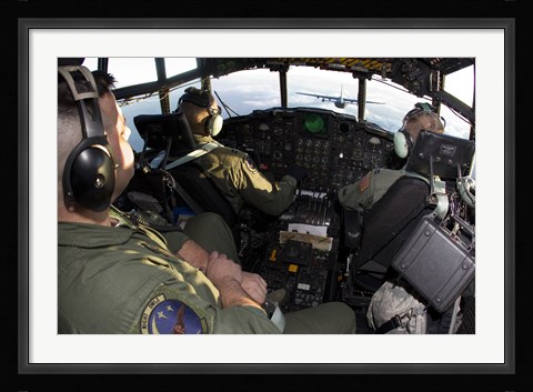 Framed Cockpit of a MC-130P Combat Shadow Print