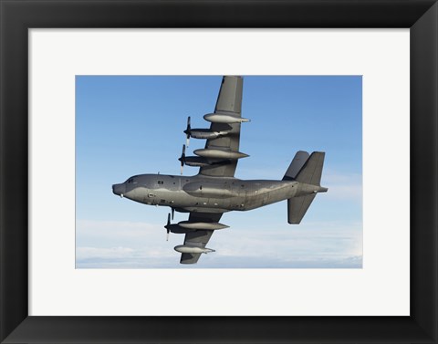 Framed MC-130P Combat Shadow in flight (bottom view) Print