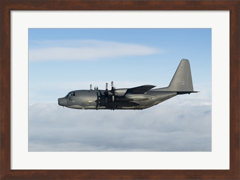 Framed MC-130P Combat Shadow in flight (side view) Print