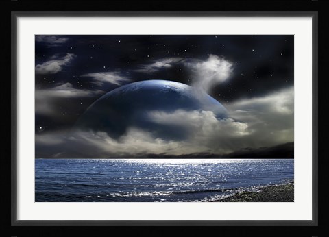 Framed Water World Print