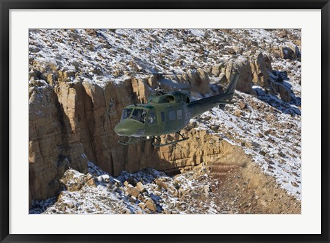 Framed UH-1N Twin Huey, Kirtland Air Force Base, New Mexico Print