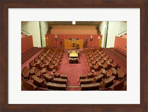 Framed Australia, Canberra, Parliament House, Capital Hill Print