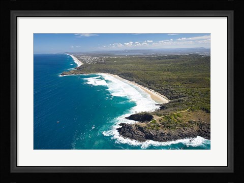 Framed Australia, Queensland, Alexandria Bay, Coastline Print