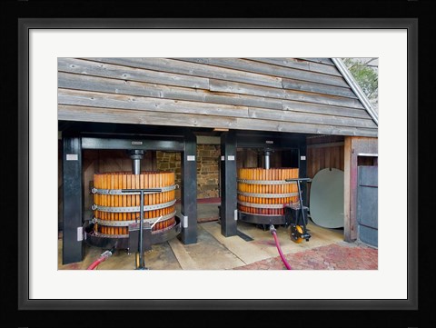 Framed Australia, Barossa, Rockford Winery, hydraulic presses Print