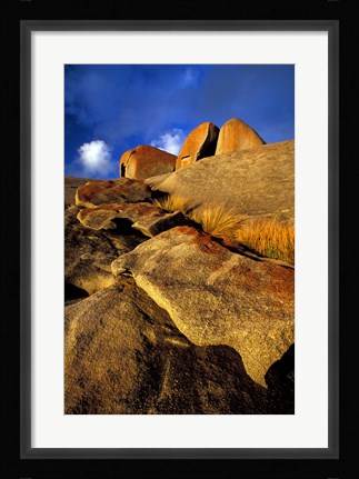Framed Australia, Kangaroo Island, Rocky Landscape Print