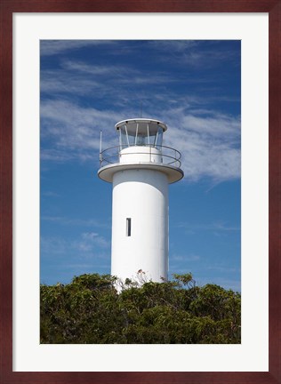 Framed Cape Tourville Lighthouse, Freycinet NP, Australia Print