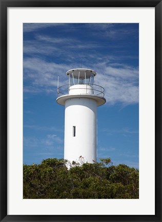 Framed Cape Tourville Lighthouse, Freycinet NP, Australia Print