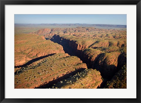 Framed Deep Gorge, Purnululu NP, Kimberley Region, Australia Print