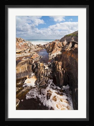 Framed Mouth of Rocky River, Flinders Chase National Park, Kangaroo Island, Australia Print