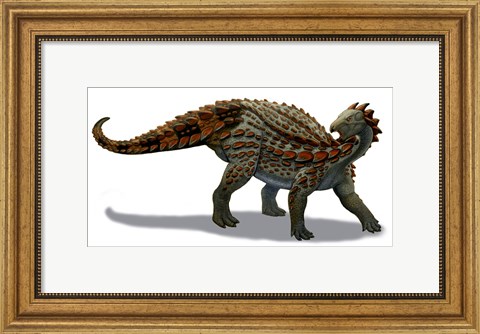 Framed Scelidosaurus Dinosaur of the Early Jurassic Period Print