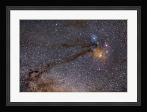 Framed Rho Ophiuchus Area in Sagittarius Print