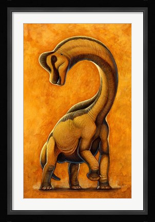 Framed Sauroposeidon Print