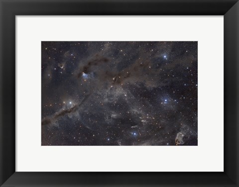 Framed Dusty Nebulae of Taurus Print