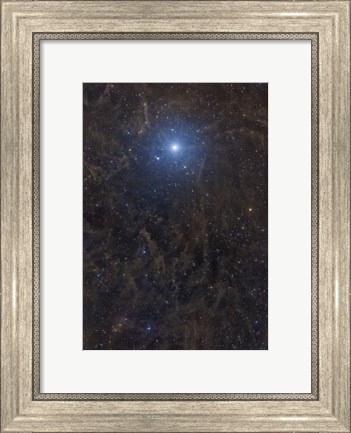 Framed Polaris Surrounded by Molecular Clouds Print
